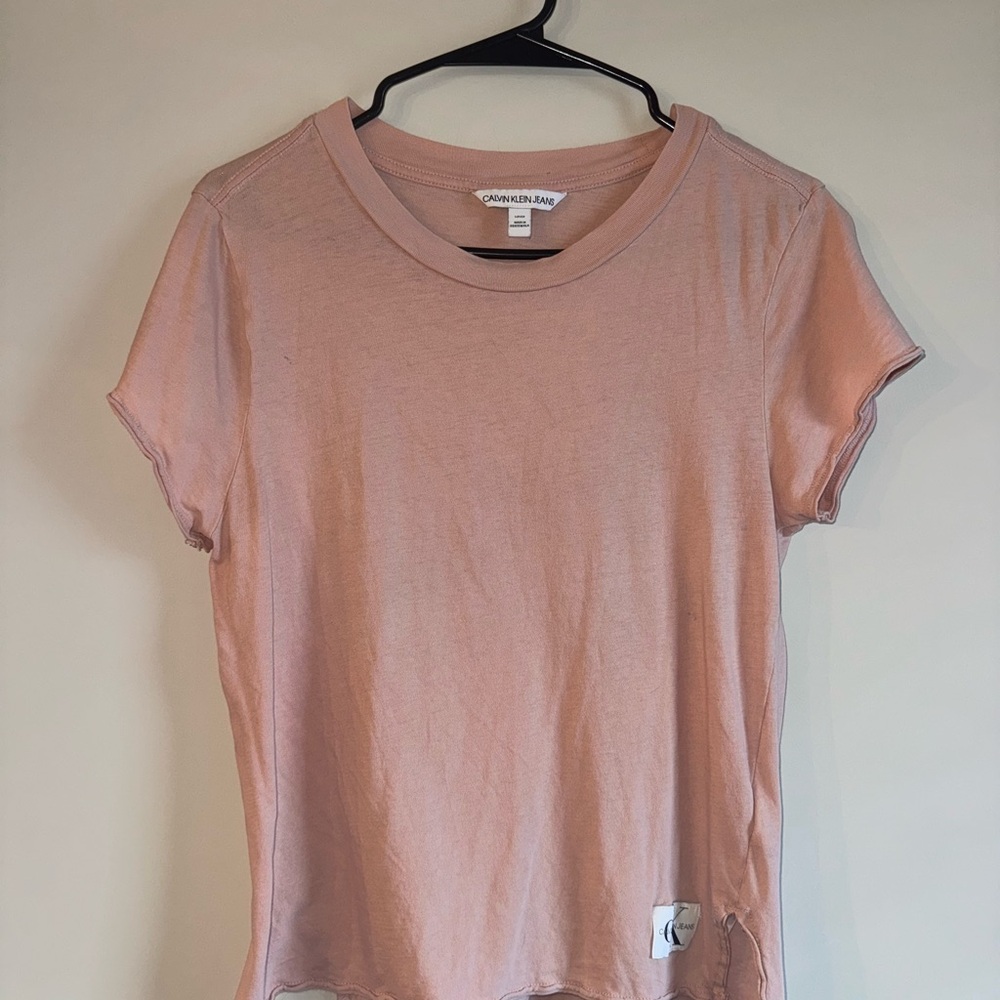 Calvin Klein Blush Short Sleeve Tee